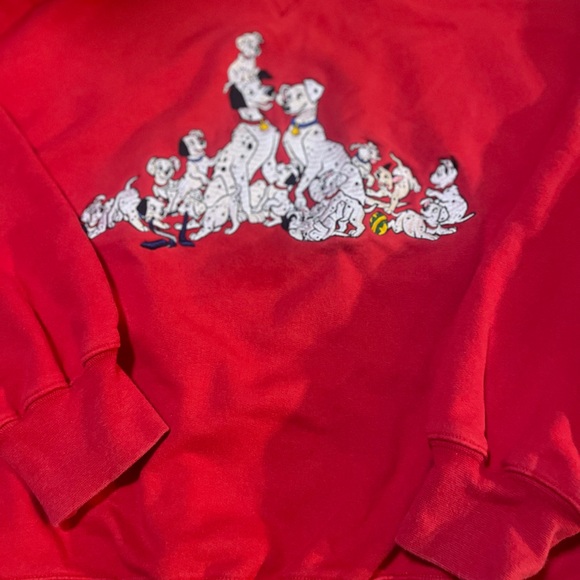 Vintage Disney Embroidered Crewneck Sweatshirt with 101 Dalmatians, Women’s L - Picture 10 of 12